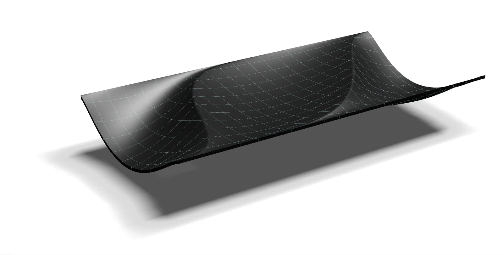 Flat sheet becoming a 3D panel