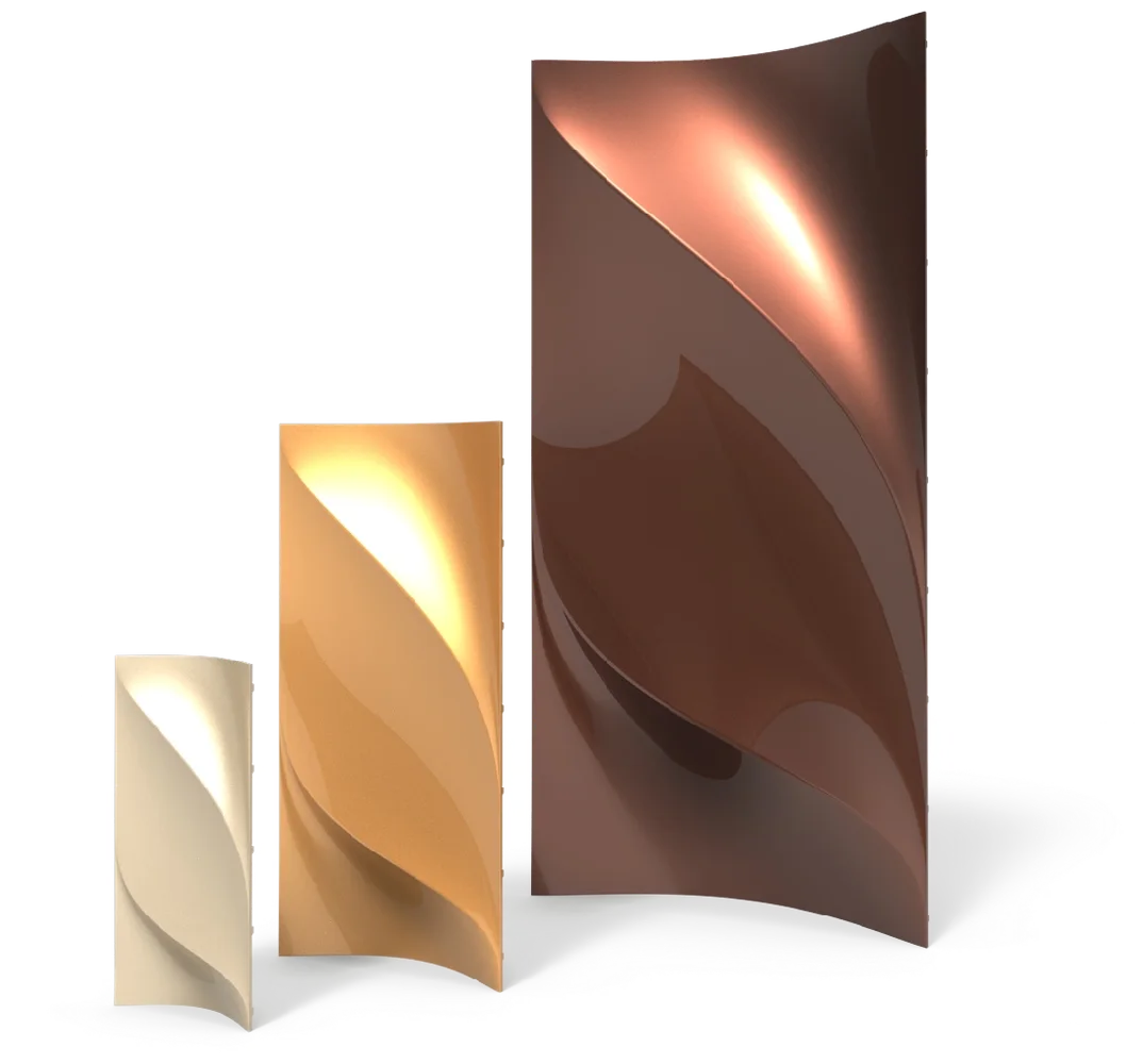 S, M and XL panels